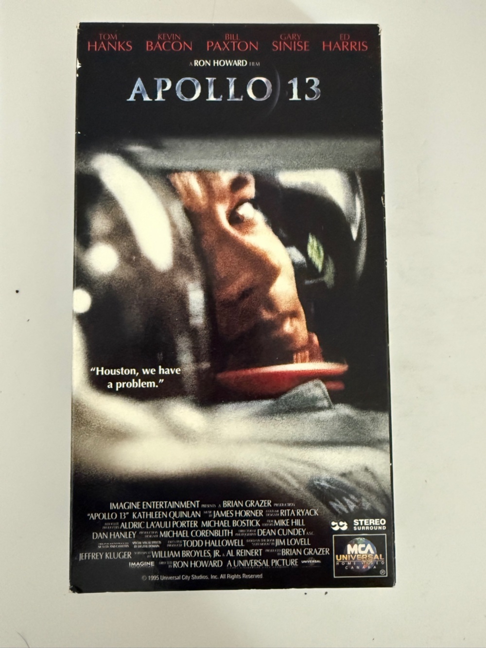 Apollo 13 VHS Tom Hanks Kevin Bacon Space Drama Movie
